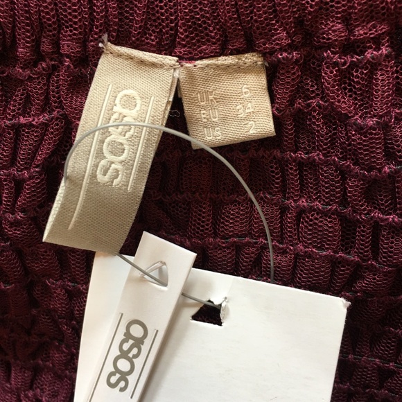 NWT ASOS Sheer Ruffle Spaghetti Strap Tank Top - Picture 6 of 6